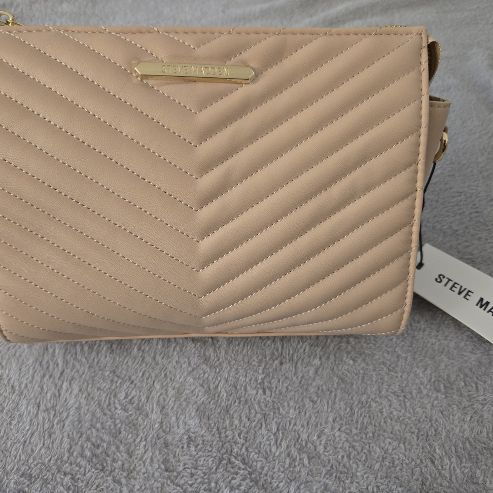 Steve Madden Tan Quilted Women's Bag